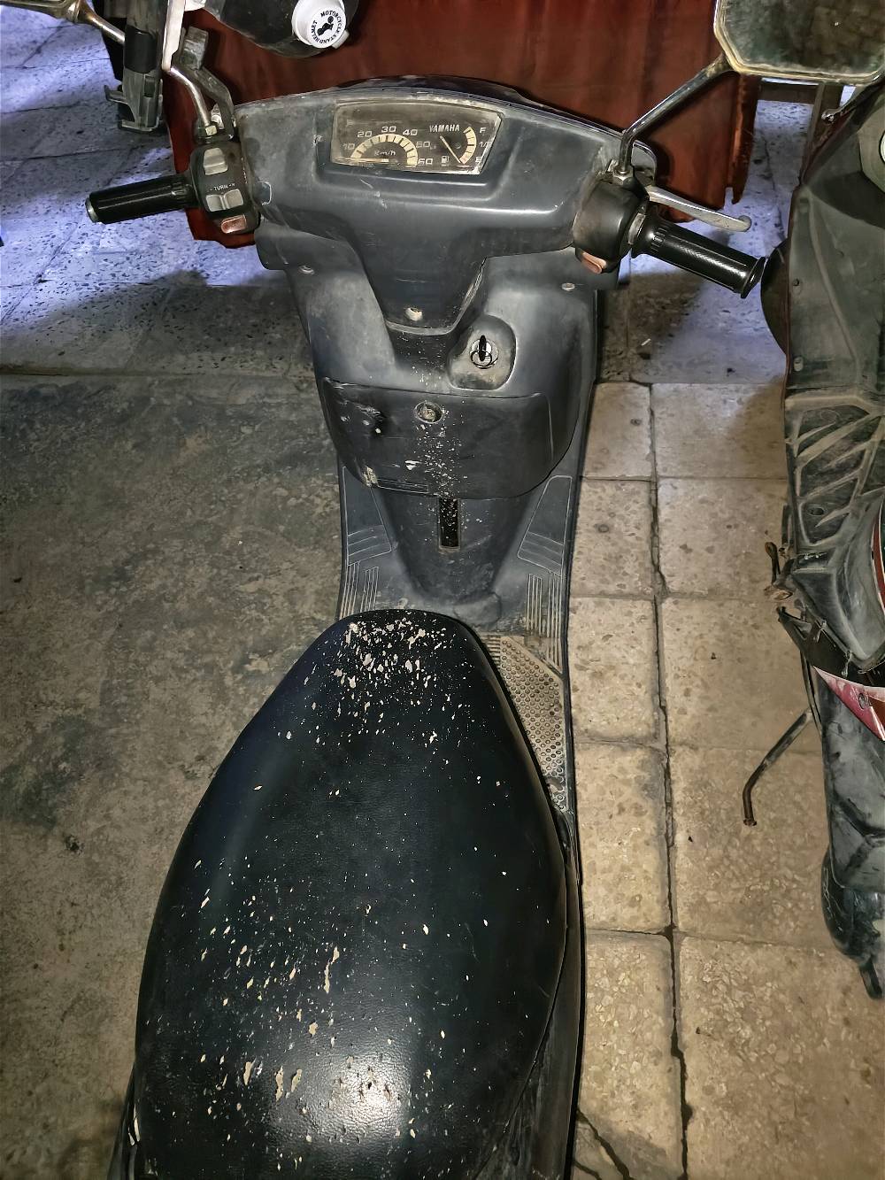 دراجة بزون متروكة تاير مبنجر بس شغالة التانكي مالتها مزروف يحتاج تبدل بس تانكي والمكينة شغالة بلادي ممفتوحة مكاني بغداد الكسرة السعر 150 وبيها مجال للطيبين
شنو الموديل المحدد للسكوتر؟: 
دراجة بزون ام السلة
كم المسافة المقطوعة تقريباً؟: 
٠
هل هناك أي قطع تحتاج إلى صيانة أو تغيير؟: 
التانكي + تاير مبنجر 
وين موقعك الحالي لاستلام السكوتر؟: 
بغداد الكسرة
شنو السعر المطلوب للسكوتر؟: 
١٥٠