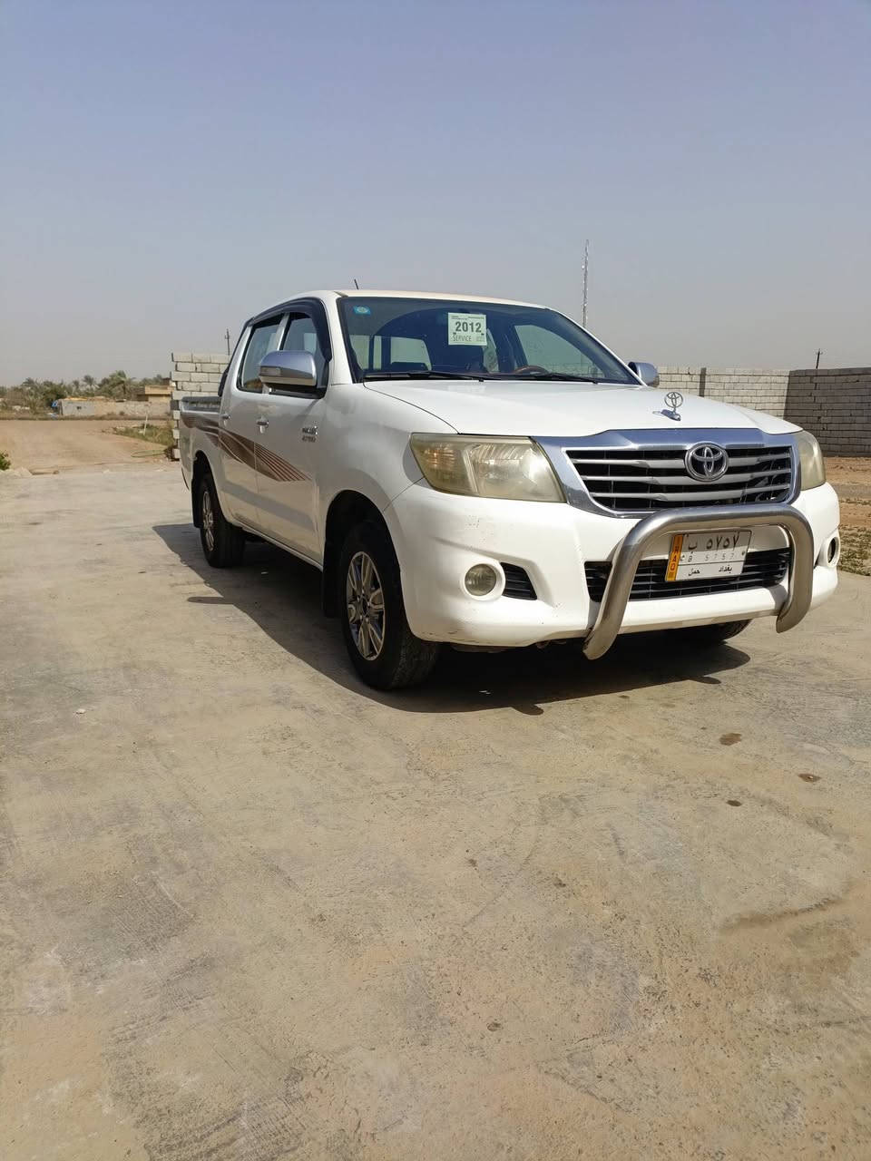 السلام عليكم بيكم تيوتا 2012السياره بيه صبغ الباب مال السايق ول وراه من الخط وجوه رقم بغداد الماني مميز سنويه لل28 محرك مجفت شاصي 19كويتي***********/كير عادي العنوان بغداد التاجي منشأ نصر السعر 168
