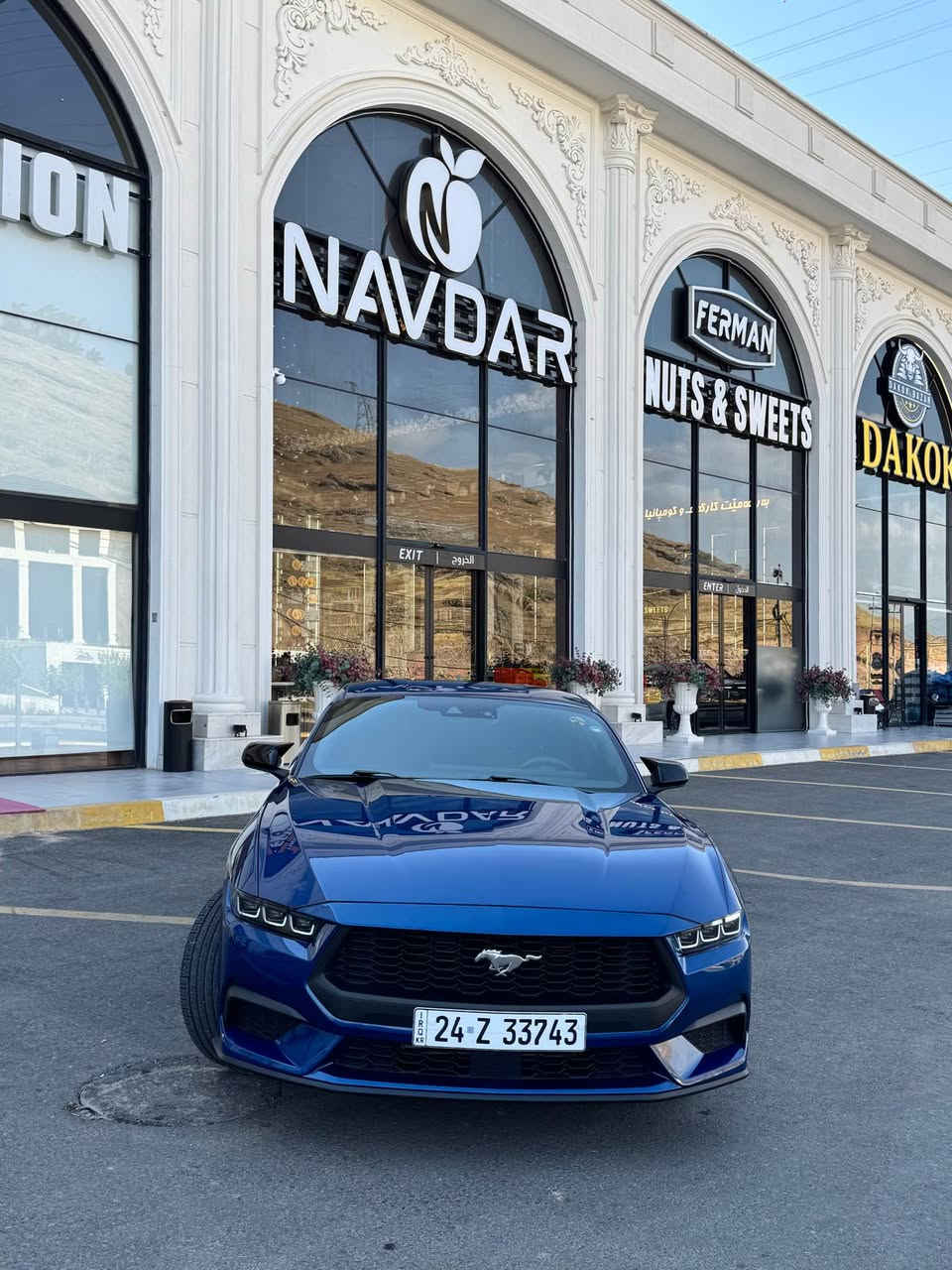 Mustang 2024 premium full 
واحد علا واحد فول فول 
لون مميز🪬
كوشنات هيتر + تبريت  +سكان تدفيه 
سياره  ماشيه 21 mil 
سيارة شاشه واحده 
رادار + حساس +كاميرا كدام  و من ورا 
تشغيل عن بوعد 
ضررر سيارة نص جاملخ خلفي +ملاحضه بل باب 
ايرباك بس توكمه 
سيارة مرقم دهوك تحويل ثاني يوم 
مكان سيارة ب زاخو 
🔥🔥260$🔥🔥 بي مجال بصيط 
☎️***********☎️ زاخو, دهوك
