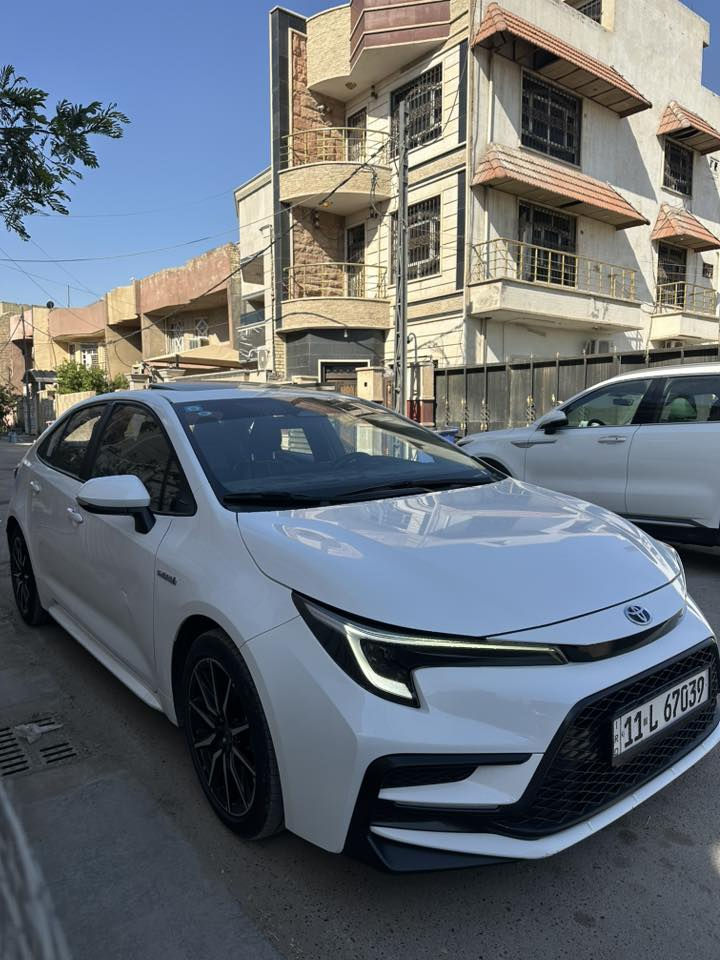 كورلا هايبرد ٢٠٢٣ S
ماشية 42الف
مكفولة كفالة عامة من صبغ وتبديل وبارد 
فول مواصفات معروف 
كشن جلد وكهرباء
شاشة كاربلي
كامرة خلفية
رادار تحديد مسار
توقف ذاتي 
هاندبريك دگمة
اوتو هولد
المكان بغداد 
السعر 145 وبيها مجال بسيط
***********
