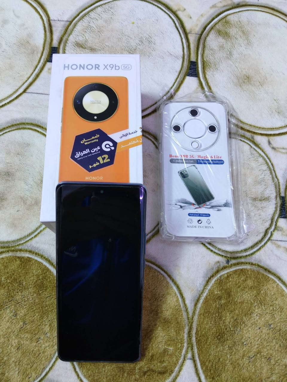 السلام عليكم جهاز honor x9b جهاز مبدل شاشة إصلية للبيع مكاني بغداد الغزالية شارع البداية ذاكرة256 وعشوائية 12رقم الهاتف ***********
