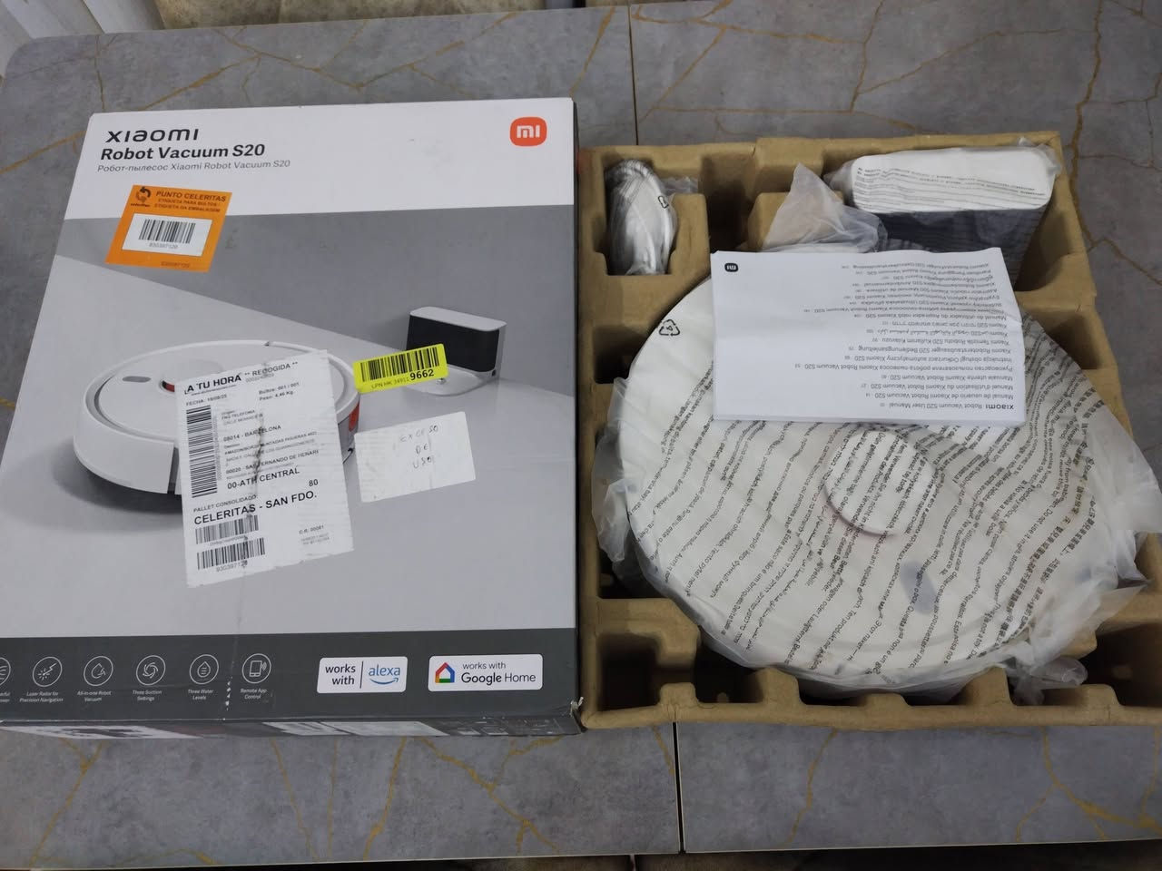 السلام عليكم
مكنسة روبوت
نوع شاومي S20 مفحوصة فقط نظافة ٩٩ بالمئة المواصفات ضمن الصور


**إذا كنت صاحب هذا الإعلان وتريد حذفه لأي سبب، رجاءا أرسل رسالة إلى الدعم الفني**