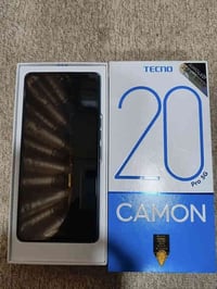 نظافة 90٪ شرط شخطه مابي تكنو كامون 20برو 5G شاشة بتردد 120 هرتز يشغل ب...
