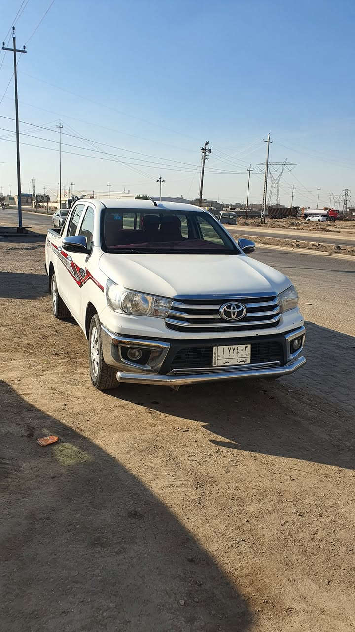 سلام عليكم هايلوكس للبيع موديل 23 نص فول سياره ماشيه 100الف رقم بصره تحويل مباشر مكان السياره ميسان رقم صاحب المركبه ***********
