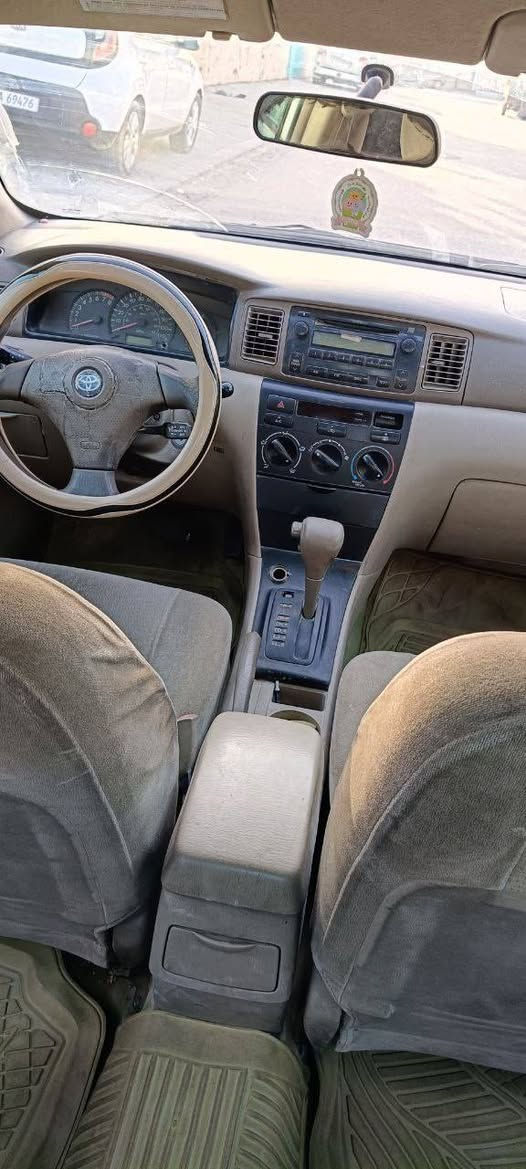 السلام عليكم  كورلا نحلة موديل ٨ صبغ ٣ قطع ابيع احزام  مكينة اثمنمية رقم نكليزي بسمي خصوصي تبريد شغال سيارة كاملة للبيع السعر ٩٢ إتصال على الرقم ***********مكان سياره النجف الاشرف
