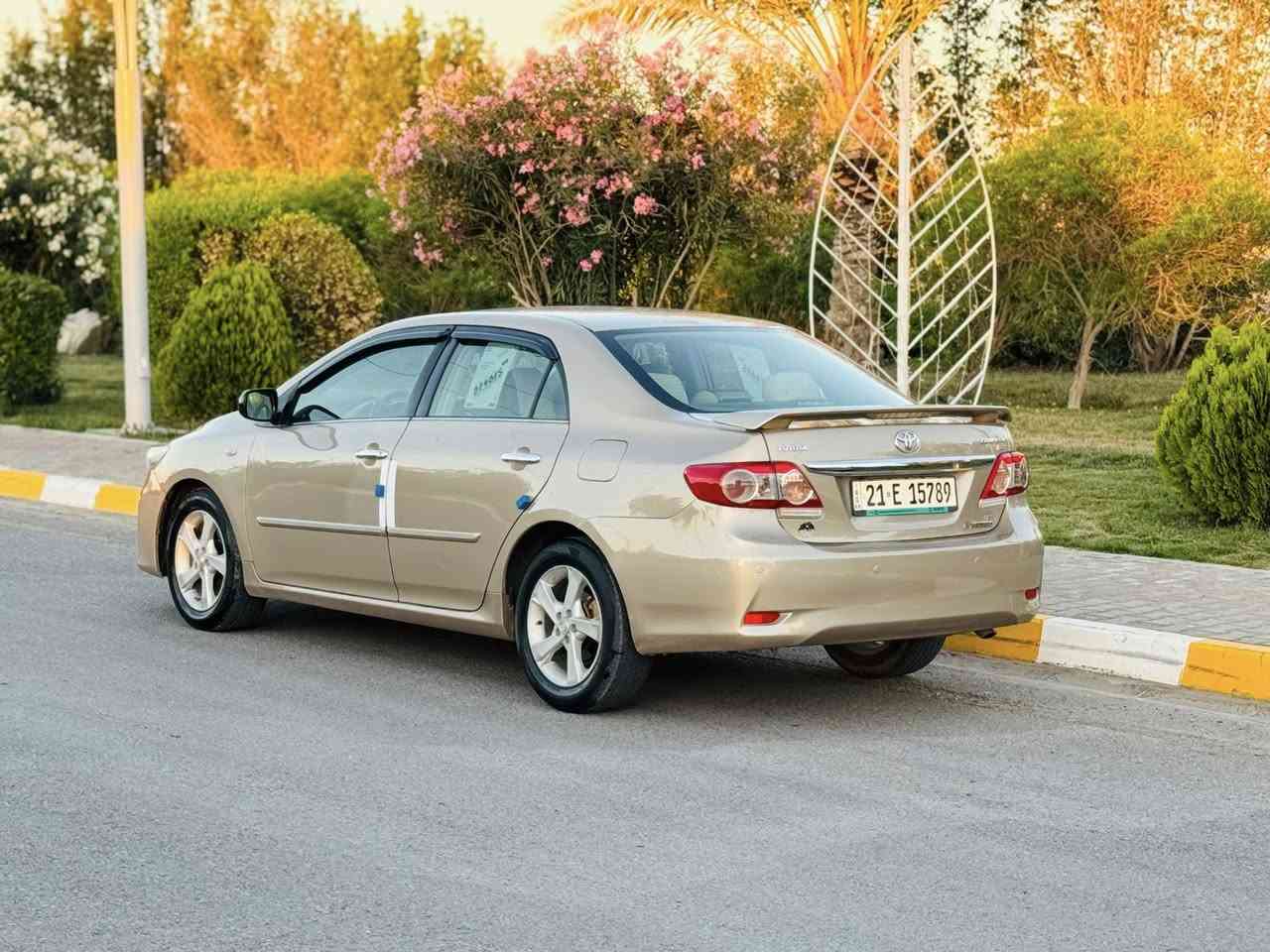 كورلا2011خليجي لون ذهبي 
السعر ب113$مجال بسيط 
رقم سليمانيه سنويه لل2030
شرط الغرامات والتحويل

⛓️‍💥محرك 1800VVT شرط لاتبخير ولاتنقيص 
⛓️‍💥كير اتوماتيك بدون اي عيب مال بيت"
مواصفات 

تدفئة /تبريد/كهربائيات/صدر/تايرات/كلها مكفوله 

⚒️سياره استخدام شخصي جديده برغي ما ناقصها Ⓜ️
دوشمه فصال يم غزوان الشمري 

⚒️سياره بيها جاملغ كلير بدون اي حادث شرط خاليه من البارد والشخط شرط السونار مع الصور Ⓜ️

السعر 113$💸

تايرات 4️⃣ جديدة 🆕 
صدر امامي خلفي كلا جديد 🆕 
مكان السيارة صلاح الدين تكريت الديوم
رجاءً ما أقفل سعر بالتلفون تعال وتدلل 
للاستفسار
***********
