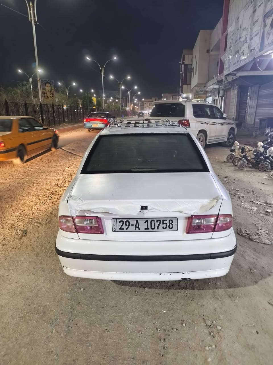 سياره سمند ٢٠١٢ مكفوله من صبغ وضربه بس بندي طاري ومرجع نفسه حديديه جديدة وره وكدام ع تخم تاير جديد  مشط جديد دواخل مدشومه كهربائية شغاله 
عنوان ناصرية 
*********** اتصال
