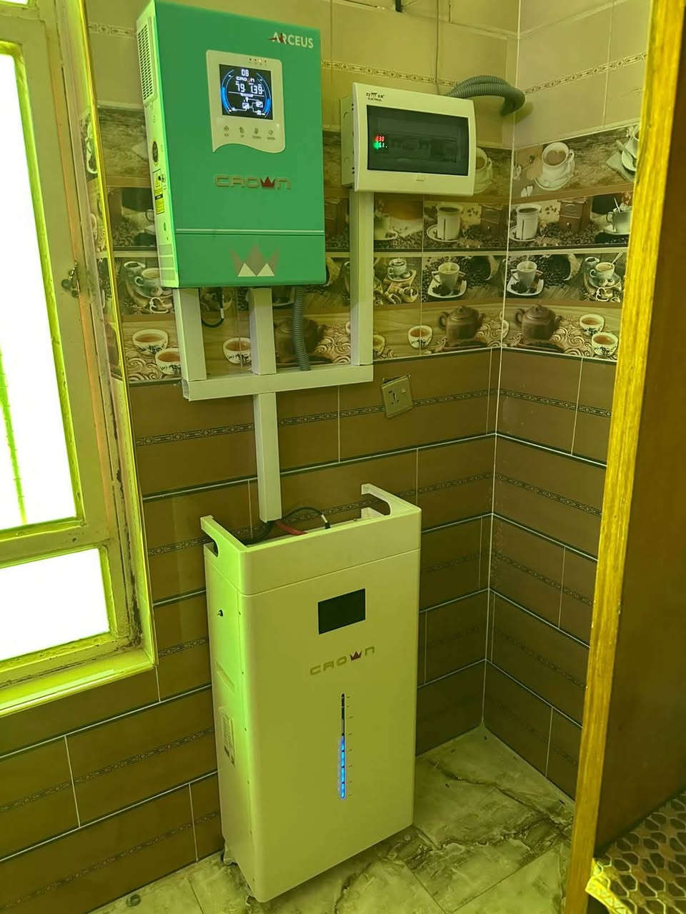 وداعاً لانقطاع الكهرباء في فصل الصيف 💡🔋
تم تنصيب منظومة في بعقوبة
تعطي 15 امبير نهاري و 15 امبير ليلي 
 
✅الواح  عدد 8

✅ جهاز انفيرتر كراون 6.5 كيلو ip21  

✅ بطارية شركة كراون 15 كيلو 
مع بوردات الحماية Ac و Dc

يتوفر لدينا نظام نقدي و اقساط لموظفين كي كارد لمده 18 أشهر
العنوان ديالى تقاطع الوجهيه 

للحجز والاستفسار للتواصل او مراسلتنا 
*********** مكتب الضامن
