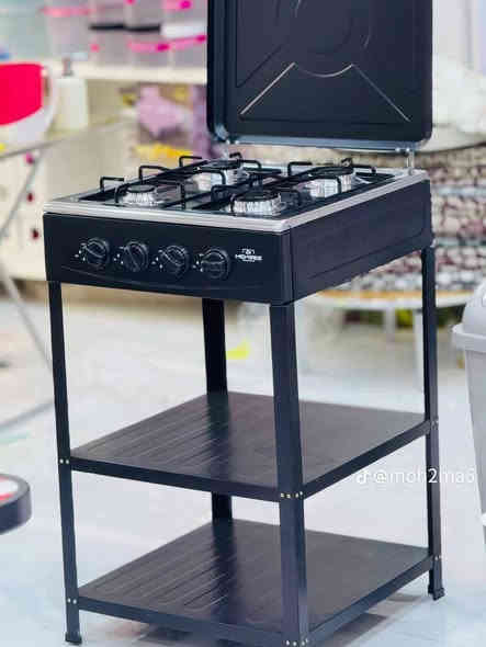 🔥 طباخ غاز Bihart 4 عيون مع رفوف عملية!
السعر 50 الف
 توصيل بغداد 3 الاف محافظات 5 الاف 
للحجز *********** واتساب 
✔️ لهب أزرق قوي واحتراق كامل
✔️ تصميم أنيق مع غطاء علوي للحماية
✔️ رفوف سفلية لتخزين الأدوات والقدور
✔️ متوفر بالون البيجي فقط✨
