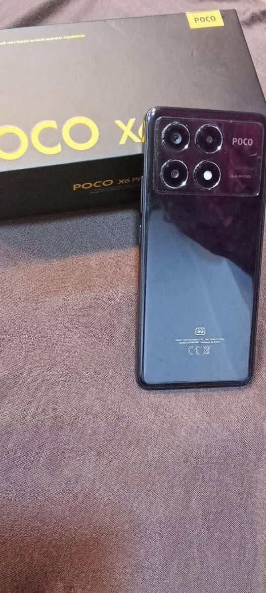 السلام عليكم
موبايل بوكو x6 pro 5g 
مواصفات معروف ذاكرة 512 رام 12+6 
بوبجي 120 فريم 
كامرة 64 ميكابكسل 
للمراوس ب آيفون ١٣ عادي او اعلى 
***********
