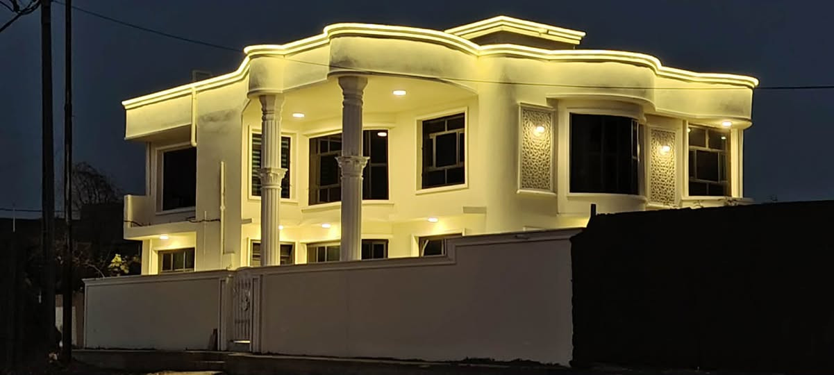 تم اكمال واجها الحبيب حسين المعموري في حي الامير جزء من عملي البسيط نعمل كافة الديكور الداخلي والخارجي *********** \ ***********
