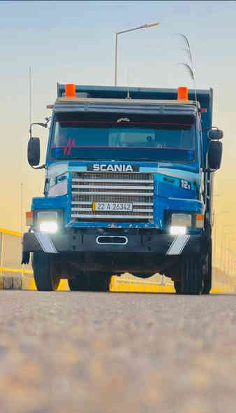 سكانيه للبيع  112 موديل 84  محرك مجفت جديد بعده ع السحك طخم تاير رقم اربيل شرط التحويل سياره جاهزه  السعر 150 وللستفسار *********** !!؟
