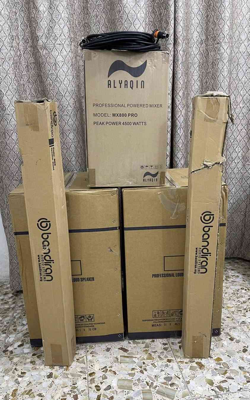 اللهم صلي ع محمد وال محمد
تم تجهيز خدمة الامام الحسين ع من المحمودية

مكسر اليقين +سبيكر 915 العادي+زوج ستاندات+زوج 

كيبلات      _ سيكون سعر المفرد بسعر الجمله

مؤسسة علي القره لوسي للصوتيات 

العنوان مدينة الصدر كياره قطاع (62) مقابل مصرف الكياره

للحجز والأستفسار ***********

يوجد توصيل 🚚 الى كل محافضات العراق
