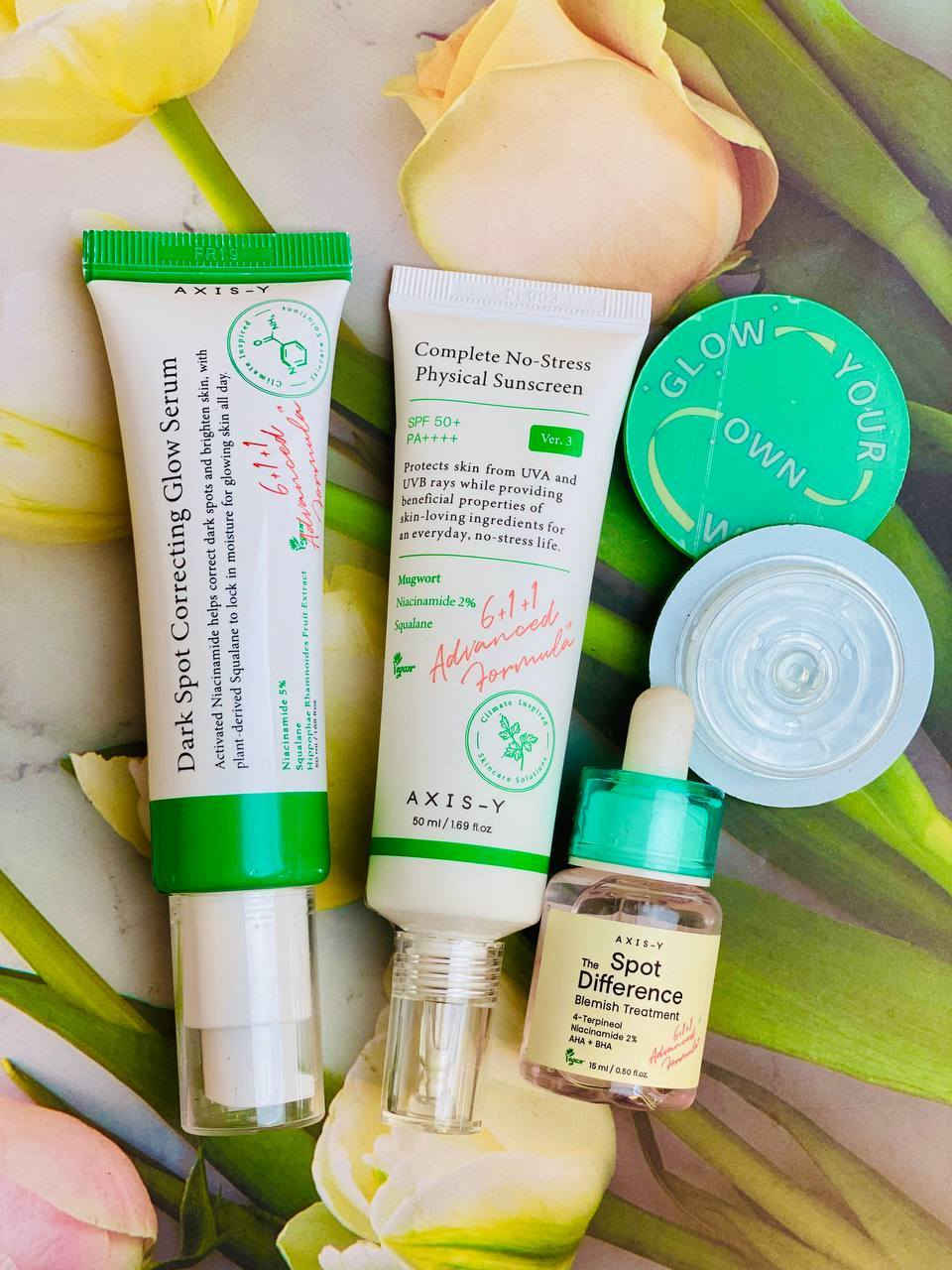 إذا بشرتج تعاني من الحبوب، الاحمرار، أو آثار وبقع غامقة — بوكس AXIS-Y الأصلي الكوري 🇰🇷🇰🇷🇰🇷يوفرلج عناية متكاملة وروتين يومي فعال ✨

يحتوي البكج على 3 منتجات أساسية يشتغلون مع بعض حتى يعالجون ويحمون البشرة:

💧 سيروم Dark Spot
يساعد على تفتيح آثار الحبوب، يوحد لون البشرة ويمنح إشراقة صحية

🌿 علاج الحبوب Spot Treatment
يهدئ الحبوب بسرعة، يقلل الاحمرار ويساعد على اختفائها

☀️ واقي شمس SPF50+
يحمي البشرة من التصبغات وأشعة الشمس، يرطب وما يترك طبقة بيضاء
المنشأ كوريا الأصلي 🇰🇷 

السعر ٣٠ الف


**إذا كنت صاحب هذا الإعلان وتريد حذفه لأي سبب، رجاءا أرسل رسالة إلى الدعم الفني**