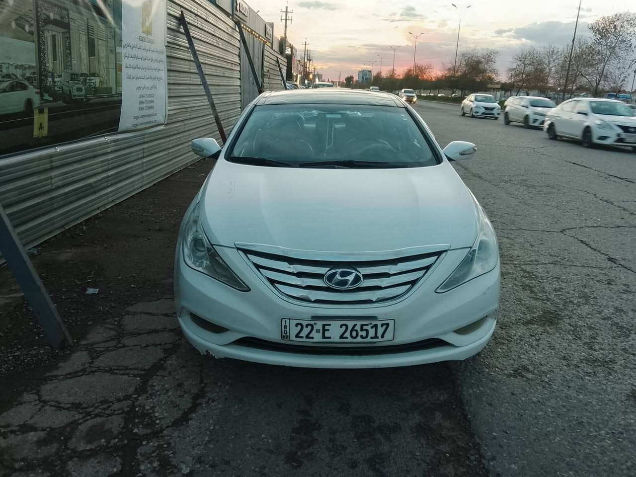 سوناتا موديل ٢٠١١ خليجي فول مواصفات بانوراما تحكم سترين جهتين مرايه شفط واشاير بيه محرك ٢٤٠٠ اربعه سلندر كشن كهربائي حساس خلفي قطعتين تبريد و٣قطع صبغ بدون دواخل رقم اربيل العنوان اربيل ***********
