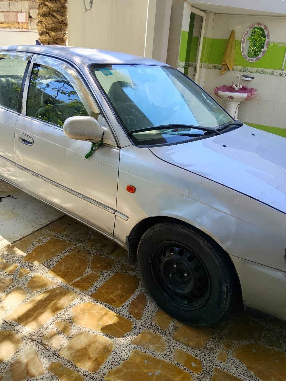 كورلا 94
سنوية ل27 رقم بغداد باسمي 
بيها صبغ حزام فقط كير محرك مكفول بدون تبريد مكاني ديالى المقدادية 
سعر 45 وبيها مجال قليل ***********
