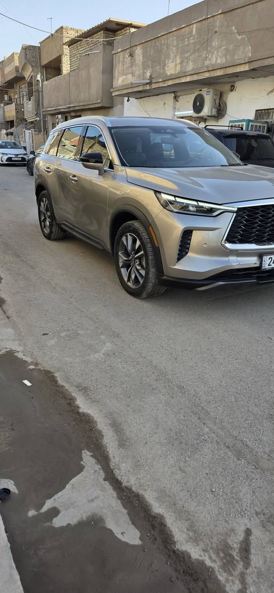 انفنتي QX60 Luxe موديل ٢٠٢٢ للبيع او مراوس
ماشية 103000 كيلو 
كير ومحرك بحالة جيدة جدا
السيارة فول مواصفات 
7راكب 
محرك 6سلندر
٤ انظمة قيادة 
بصمه تشغيل عن البعد 
فتح سقف بانوراما 
كشن جلد كهرباء خزن ذاكرة 
كشنات هيتر حار و بارد 
سكان هيتر حار  
رادار خطوط الشارع 
رادار تفاعلي تحديد مسافة بينك وبين المقابيلك 
رادار صفاح يمين  و يسار 
حساسات امامي خلفي 
خمسه كاميره  
تبريد مركزي ثلاثه مقعد 
لايتات عدسة زينون عالي وناصي بلادي 
والبك لايت LED  
لسبير والعدة كاملة 
صندوق كهرباء 
دبل شاشة
سستم الصوت BOSS 
 كروس سرعة تفاعلي 
من ترجع للخلف المرايات الجانبية  تنزل وقلاب 
سكان كهرباء
داتا شو
بردات بلادي 
بعد بيها هوايه مواصفات
باسمي رقم دهوك تحويل مباشر

***********
***********
