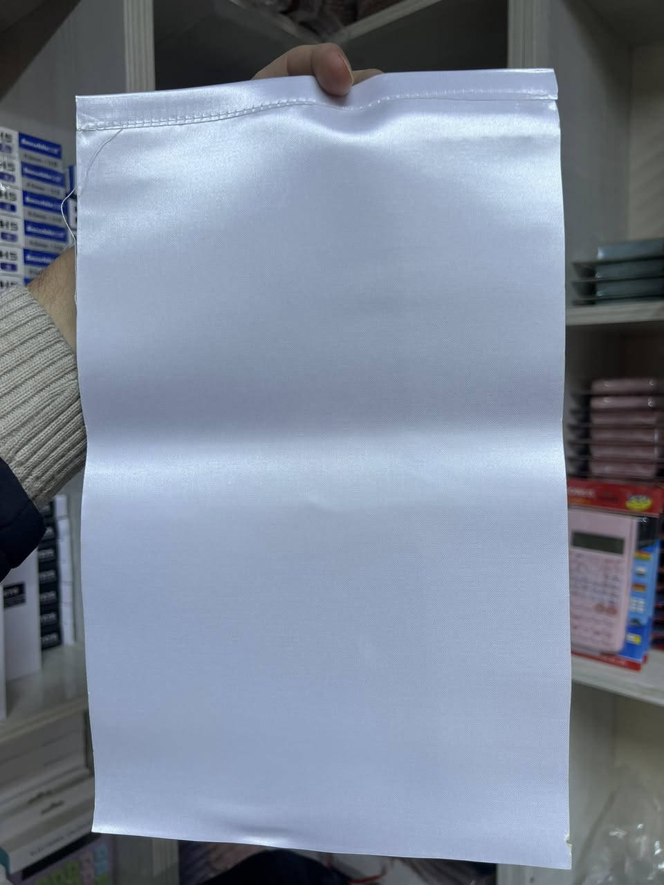 قماش علم سادة حجم A5-A4
😍😍

عدد كارتون:
سعر كارتون:
سعر درزن:
____
***********
***********

https://t.me/zanyar2stationery
