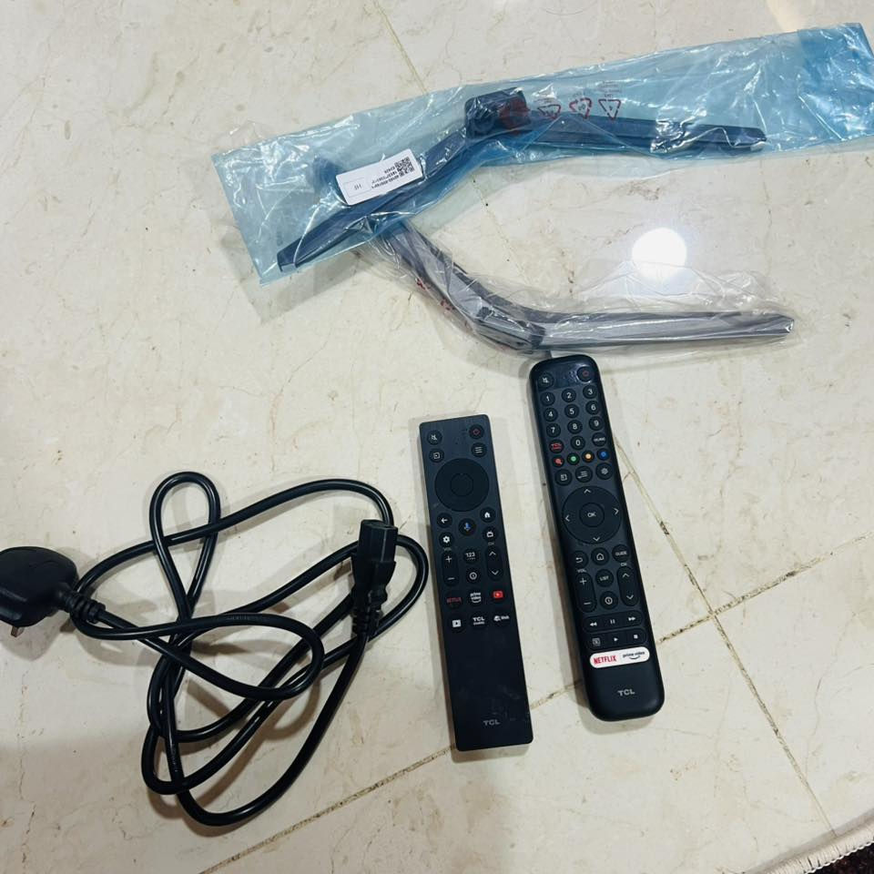 سلام عليكم ريمونت(2) شاشه tcl C6k مع ستاند وسطي وستاند تعليك متحرك وبور طاقة
سعرهن كامل 50 الف مكانهن بغداد  الي يفيده يتواصل على هاذا الرقم ***********
