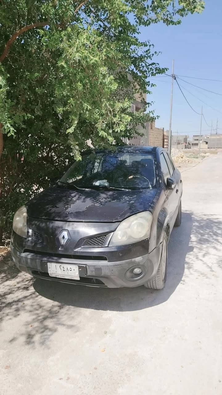 رينو كوليوس موديل ٢٠١٢ سيارة جاهزة من كل شي باسمي تحويل ثاني يوم رقم بابل مكان السيارة بابل القاسم السعر٥٩$ للاستفسار ***********
