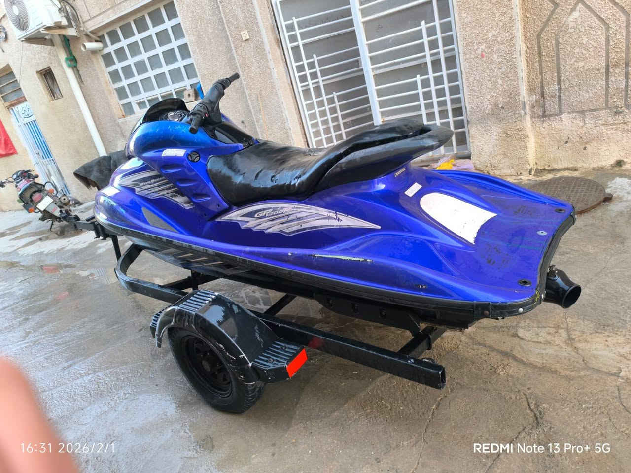 جت ياماها (gp1300r) (معه العربانه)

موديل 2008  لون ازرق 💙
 
عربانه بلاديه نضيفه جداً

جت كفاله من المكينه والكهربائيات

جت نضيف جدا وسريع جدا ونشيط 

مكينه بلاديه ما مفتوحه برغي ما مفتوح بيها

جت استخدام قليل 
 
جت بدون حادث او ضرر او كسر 

السعر 💵💵 38 $💵💵 وبي مجال 

الاستفسار اتصل (***********)

العنوان  واسط  الكوت
