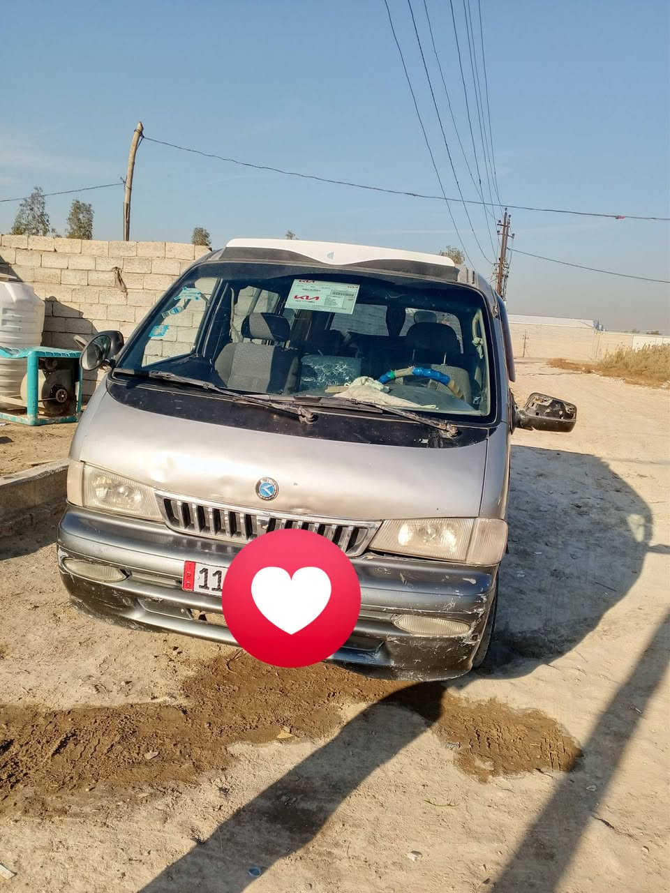 كيه بريجو موديل 97
رقم انكليزي بغداد 
كير ومكينه مكفولات 
مصبوقه صبغ جماليه 
وبيها ضربه بصفحت سايق 
سياره بسمي وتحويل مباشر 
***********

