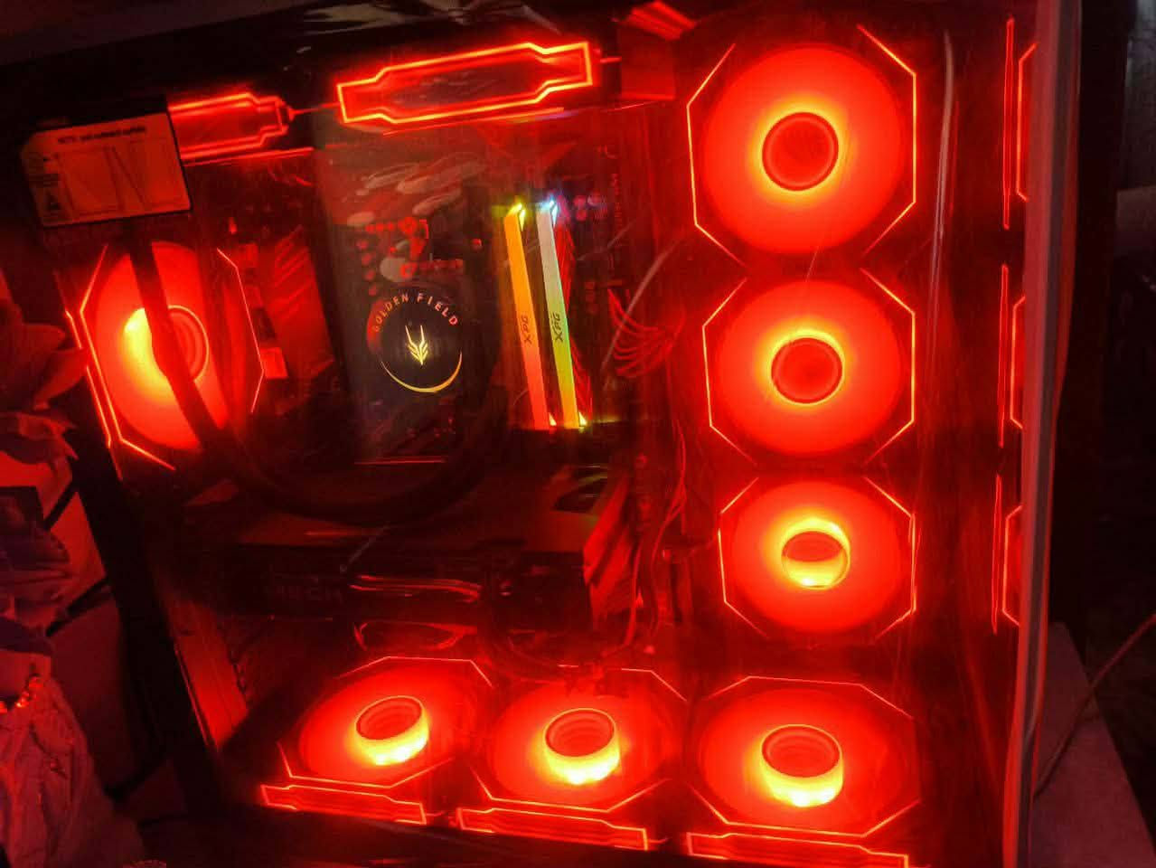 PC للبيع
M.b gigabyte 570X
CPU R5 5600X
Ram XPG 2*8 16G 3600
Cooler GOLDEN FIELD 240
M.2 512+ ssd512+ SSD 256+ Hdd1t +hdd1t +Hdd2t
 Gpu. RX 6600XT MSI 8GB
P.s Thermaltake 650W 
كيس 9 فانات مع هاب مع ريمونت
شاشه Samsung 27in 240hz مقوصه
مكاني موصل متوفر توصيل
سعر خاص


**إذا كنت صاحب هذا الإعلان وتريد حذفه لأي سبب، رجاءا أرسل رسالة إلى الدعم الفني**