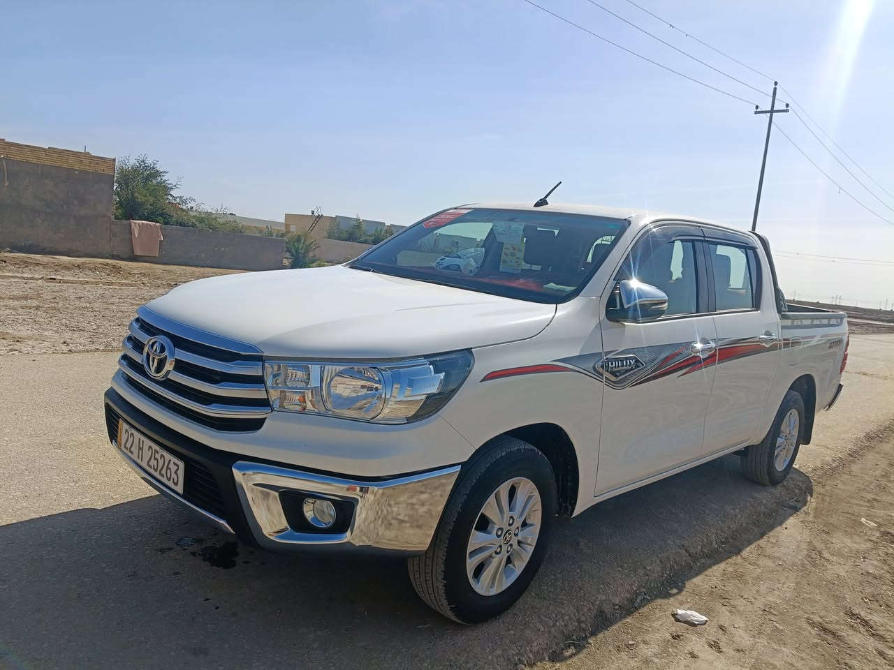 هايلوكس موديل 2024 فول مواصفات ماشيه 14 لف رقم اربيل تريد وكاله تريد تحويل السعر 3شدات كفاله عامه *********** *********** المكان ميسان
