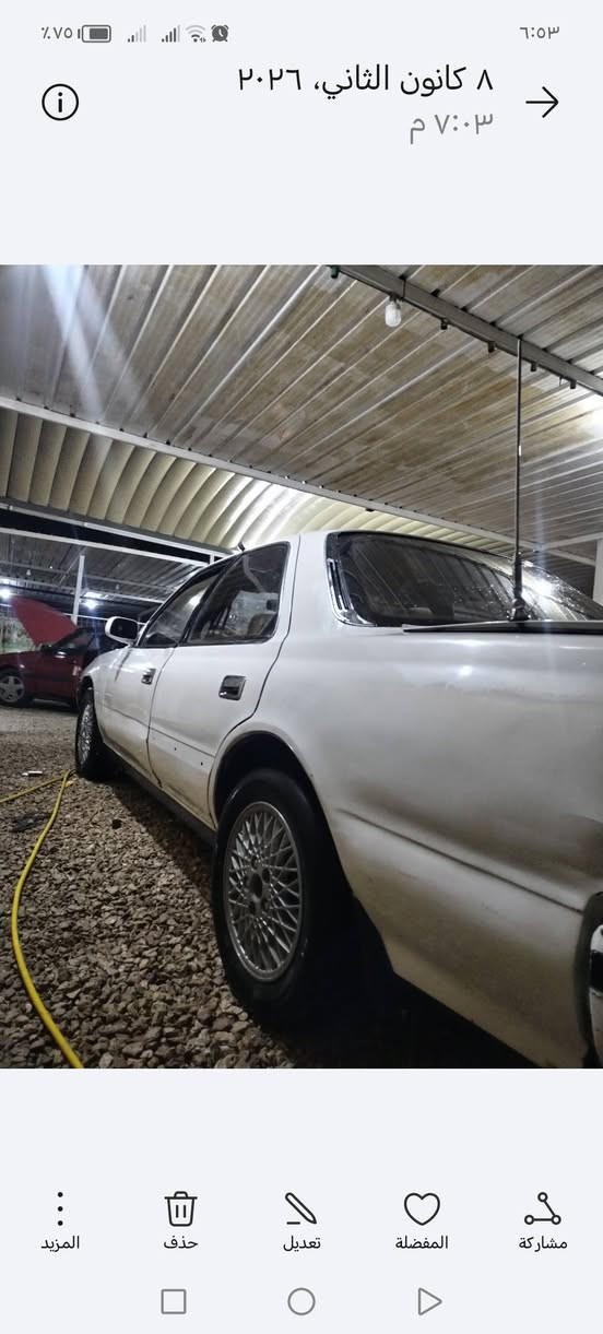 سلام عليكم سياره مارك مديل 1991 مكان ديوانيه شاميه اني مكلف بل نشر تفاصيل وسعر هذا رقم راعيه ***********
