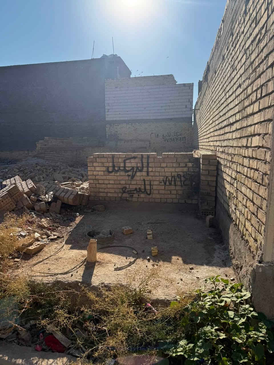 ارض البيع  رفت مجاري بناء مساحته 140م واجه 7نص نزال 20 خدمات كهرباء مي مجاري
العنوان السريدات جديده مربع ثاني 
رقم ***********
