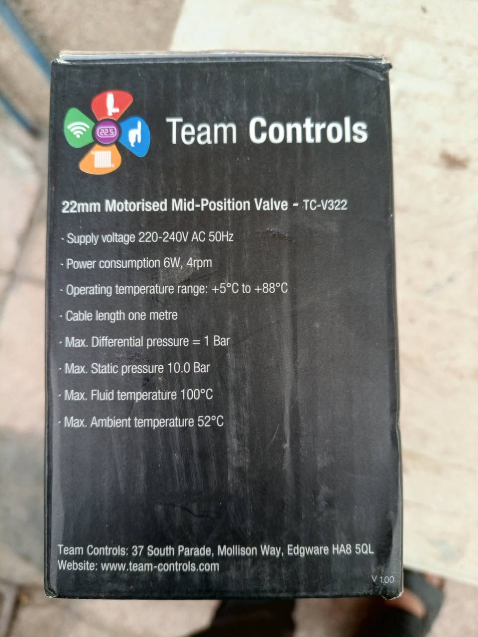 هذا صمام كروي كهربائي نحاسي (electric ball valve).
المادة: نحاس أصفر.
الحجم: 1 1/4 بوصة (DN32).
الضغط: PN16.
الطاقة: يعمل بجهد 220 فولت تيار متردد بتردد 50/60 هرتز.
بغداد السيدية *********** واتساب.
يوجد توصيل لكل محافظات العراق 5 الاف دينار
