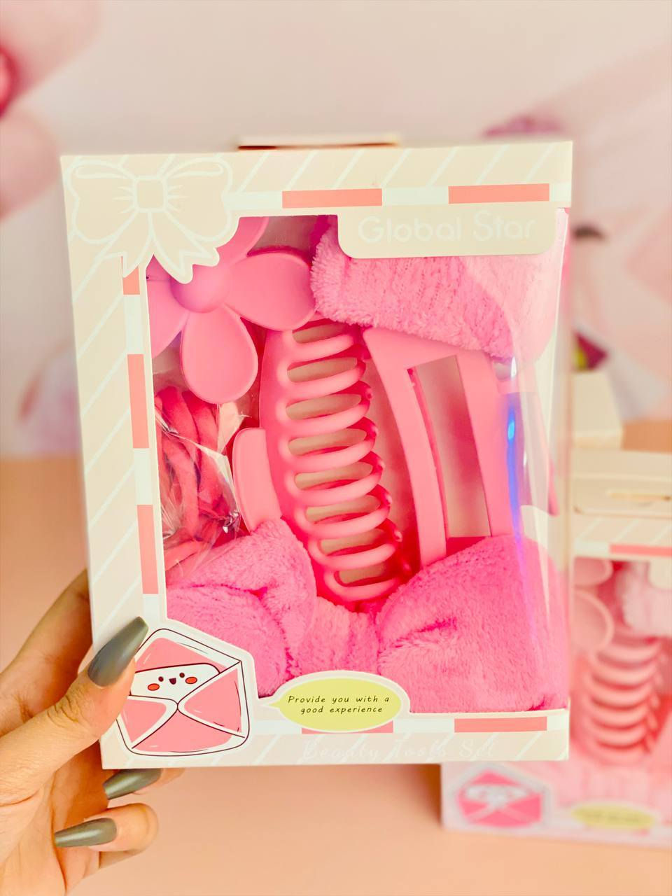 💗 بكج إكسسوارات الشعر البناتي 💗💗
كلش ناعم ومرتب، يجي بألوان تجنن 🌸
مشابك + ربطات + رباط وجه للغسل
يحافظ على شعرك ومرتبك بكل وقت ✨

يناسب الاستخدام اليومي، المكياج، والغسل 🫧
اختيارك المثالي للأناقة والبساطة 😍

سعر البكج 8 الاف
للطلب مراسلة البيج او ***********
