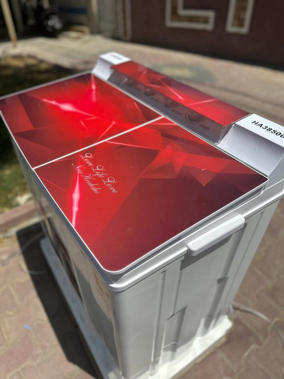 🌟 *غسالة هيتاشي 39 كيلو السوبر* 🌟

- بسعر مميز:200 الف دينار عراقي فقط 🎉
- توصيل مجاني داخل بغداد 🚚
- توصيل إلى المحافظات (10 آلاف دينار)

*مواصفات المنتج:*
- دبل ماطور نحاس ❄️
- نظام الگير بوكس
- دگمه خاصة لغسيل البطانيات
- فلتر كاربوني مقاول للبكتيريا 
- ضمان حقيقي لمدة سنتين 

*احجز الآن*
اتصل بنا
📞***********

*إبقوا ويانه عروضها مستمره*ا
