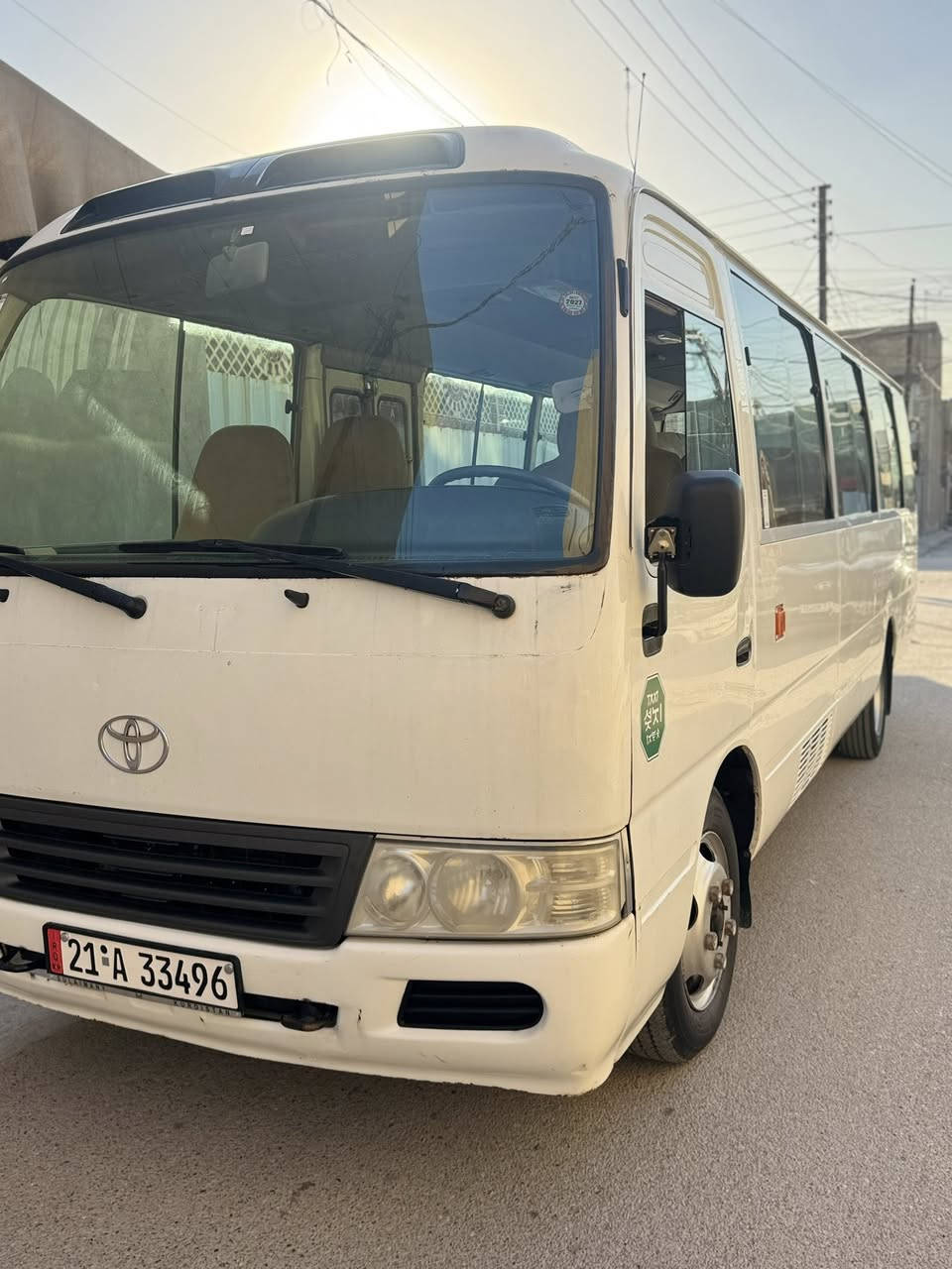 كوستر ناصية ٢٠١١. كاز. كاز.  رقم السليمانية.  تحويل ثاني يوم  ميكانيك كلة مكفول صبغ شي قليل  المكان بغداد.    الرقم.    
***********       سعر ٢١٠
