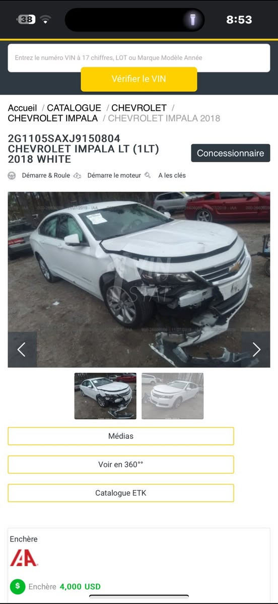 للبيع او المراوس 
امبالا 4 سلندر موديل 2018 مواصفات LT
السياره ماشيه 176 الف كيلو متر
مواصفاتها معروفه 4 بصمات بالبيبان وتشغيل عن بعد وقاصه بالشاشه بيها كاربلي تبريدها ثلج السياره بيها بس قطعة وحده مثل ماموضح بالصوره
مكان السياره ناصريه مركز
السعر 130 وبيها مجال

***********
