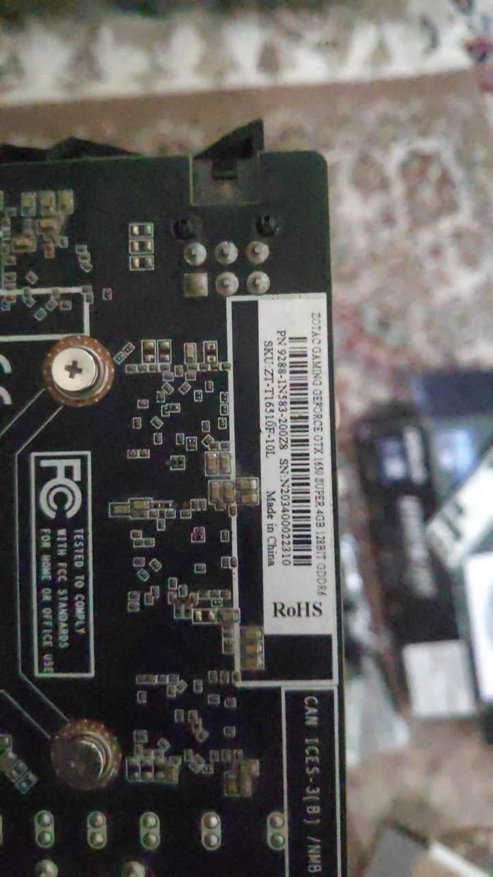 Motherboard ASRock H310CM-DVS 9th gen كارتون✅
Core i3 9100f
Intel cpu cooler
Nvidia gtx 1650 super Zotac دار بنديهكان, السليمانية


**إذا كنت صاحب هذا الإعلان وتريد حذفه لأي سبب، رجاءا أرسل رسالة إلى الدعم الفني**