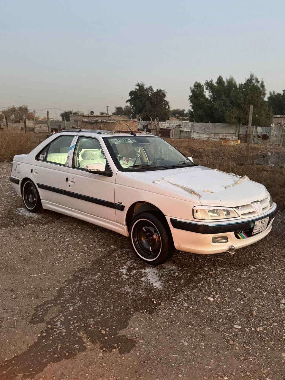 بيجو بارص 2023                             
 سياره نضيفه ومرتبه مكفول من ضربه وصبغ بيها تكحيل بالجاملغ الغلفي كد اربع اصابع  طخم تاير قبل اسبوع شاده مغلفه جلد ارضيات حوضيه
 بيها منضومه غاز جديده مكينه وكير خير من الله حداديتها جديده ماشيه 95 رقمها واسط بيها وكاله عامه السياره موجوده بالعماره السعر 78$
***********  خاص موجود
