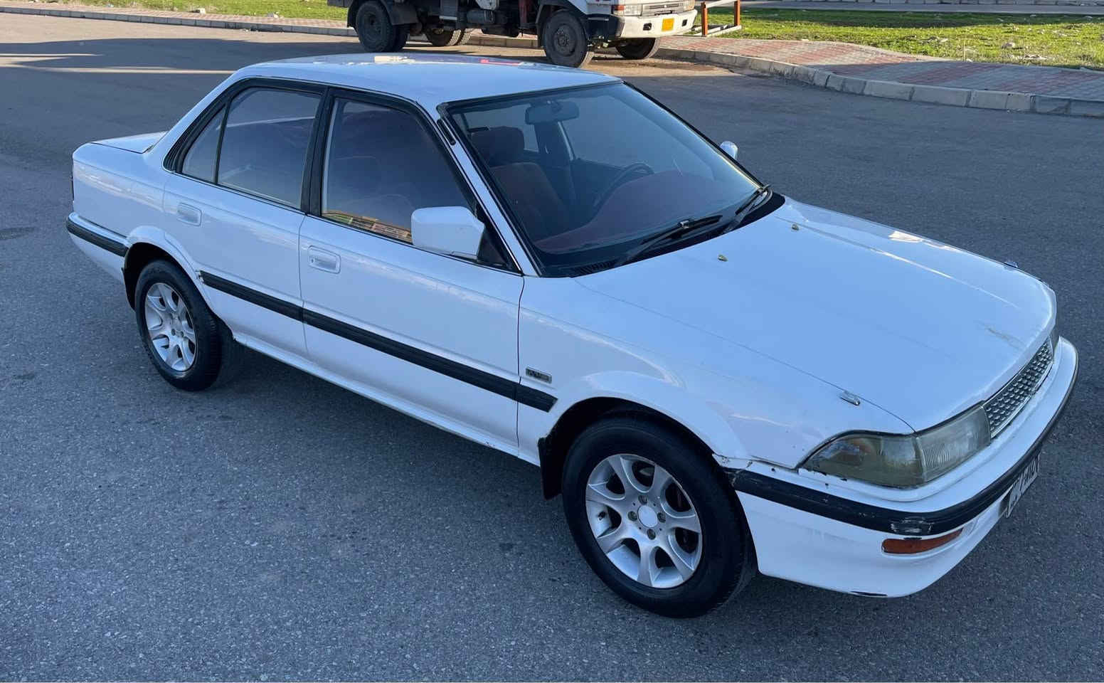 كرولا موديل١٩٩١
مةكينه بةخ و گير اوتوماتيك
سةنةويي وةكالة
بةشةرتي كيشةي مةدةني 
ناو سور
جام كارةباي
توندو تول
چوار تاو ويليي خاوين
دةعم ليدران برانةووة
ريزيوي نيه
بي بوياغة
سعري
21$
*********** بشدار, السليمانية
