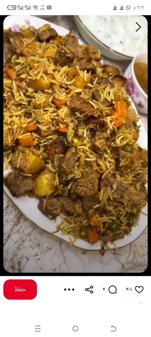 السلام عليكم 
متوفر برياني لحم  ذبح طعم ونكها فد شي 
الحجز قبل يوم 
گدر ب /  10 / ا لاف 
متوفر خدمة توصيل #


**إذا كنت صاحب هذا الإعلان وتريد حذفه لأي سبب، رجاءا أرسل رسالة إلى الدعم الفني**