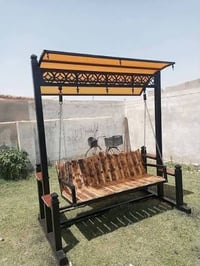 معمل الحجي للحداده العامه لصناعه كافه انواع المراجيح البيتيه وللحدائق ...