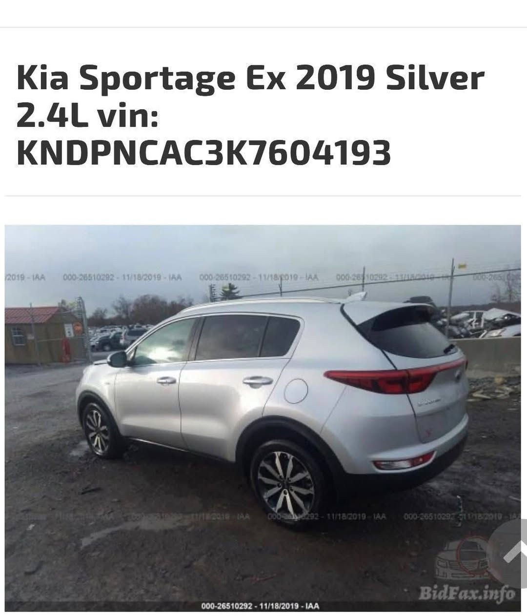 السلام عليكم
سبورتج ٢٠١٩
جاملغ وبنيد رش توحيد لون
قماره وجاملغ  حادثها
بدون دواخل 
مكينه ٢٤٠٠ جي تي اي
ماشيه ٧٤ الف ميل
رقم بغداد
كرسي السائق كهرباء
ثلاث انظمه قياده
السعر ١٣٠ بيها مجال
***********
