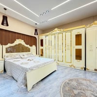غرفه اخشاب • جرباية ١٦٠×٢٠٠ • دولاب ٦ باب