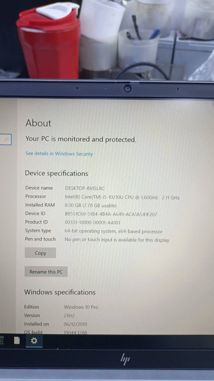HP zbook
السلام عليكم 
hp zbook 
كوراي 5 جيل ال10 
ذاكرة 256 رام 8
بصمة 
نظافة جداً عالية استعمال شخصي 
السعر 500 الف وبيها مجال بسيط
مكاني بغداد


**إذا كنت صاحب هذا الإعلان وتريد حذفه لأي سبب، رجاءا أرسل رسالة إلى الدعم الفني**