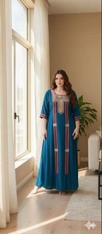 دشداشه نسائي • كشمير ايطالي • ٢XL-٥XL