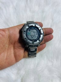 كاسيو بروترك PRW-2500 • تيتانيوم • مقاوم ماء ١٠٠م