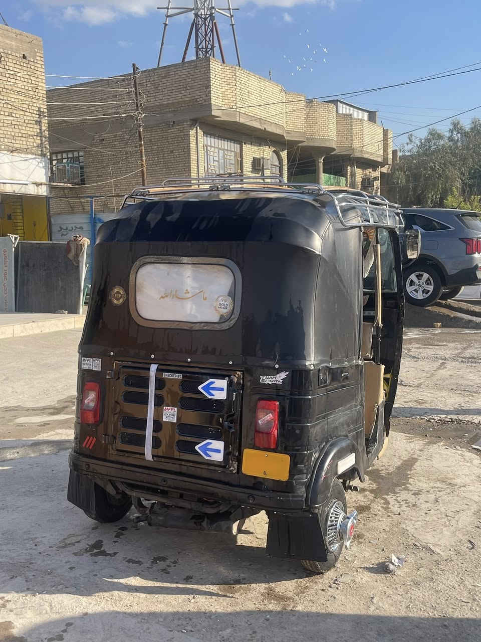 لسلام عليكم تكتك باجاج موديل 2017 أوراق 7اصوليه 100‎%‎شهر 12يوم22 مكينه مال عشرين لا تنقيص ولا تبخير تكتك خير مہَטּ الله دوس معمره كهربائيات كلها شغاله معمره تعمير عام وصبغ عام عنواني بغداد الامين الثانيه السعر 3600وبيها مجال الهاتف :***********
