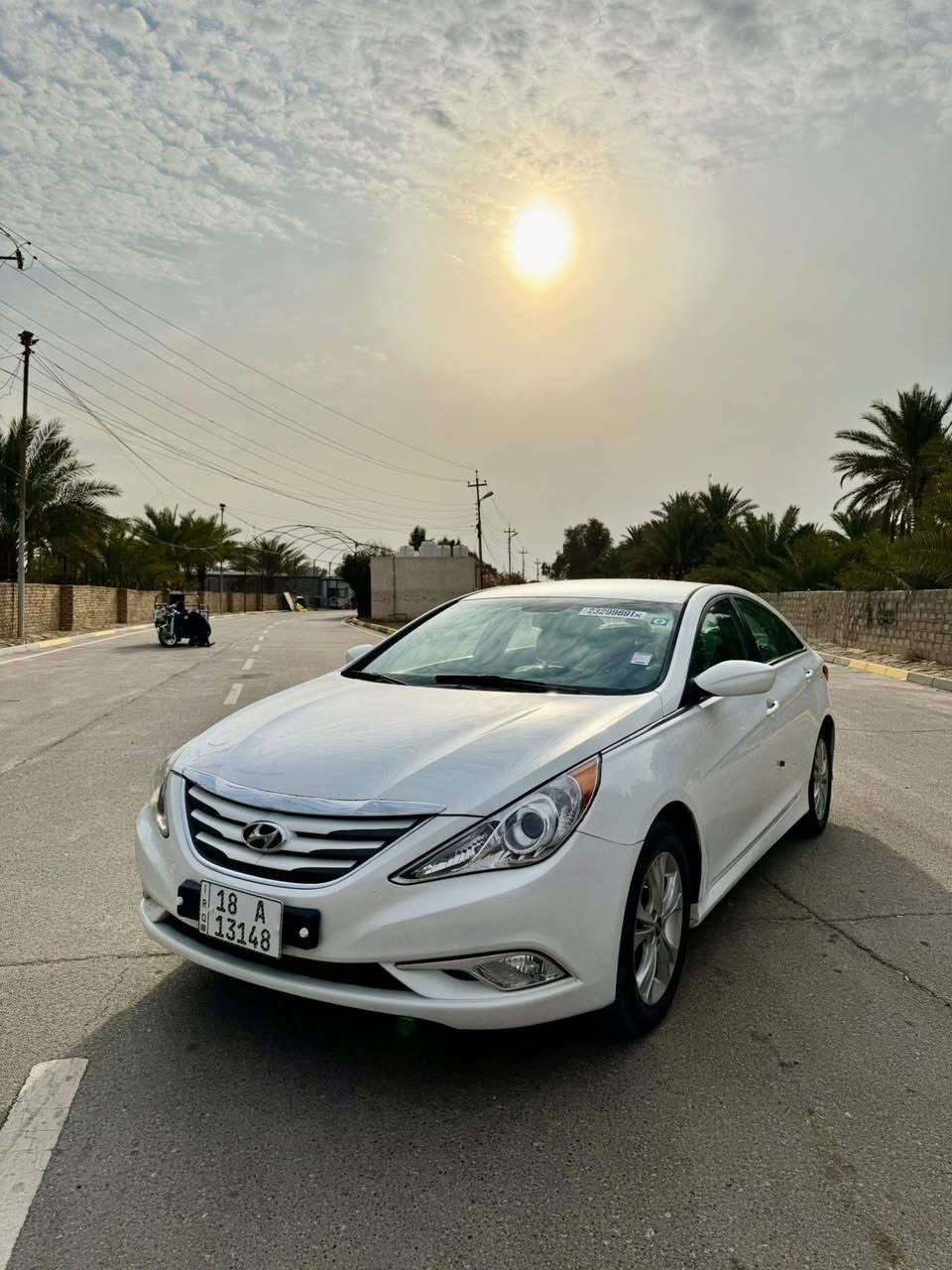 السلام عليكم سوناتا 2014 أمريكية حادثه نص بنيد وجاملغ أمامي سيارة جديدة من مكينه وحداديه وكشر  رقم بابل انكليزي بسمي شرط التحويل سعره ١٣٢ وبيه مجال للاتصال*********** واتساب مكان السياره بابل
