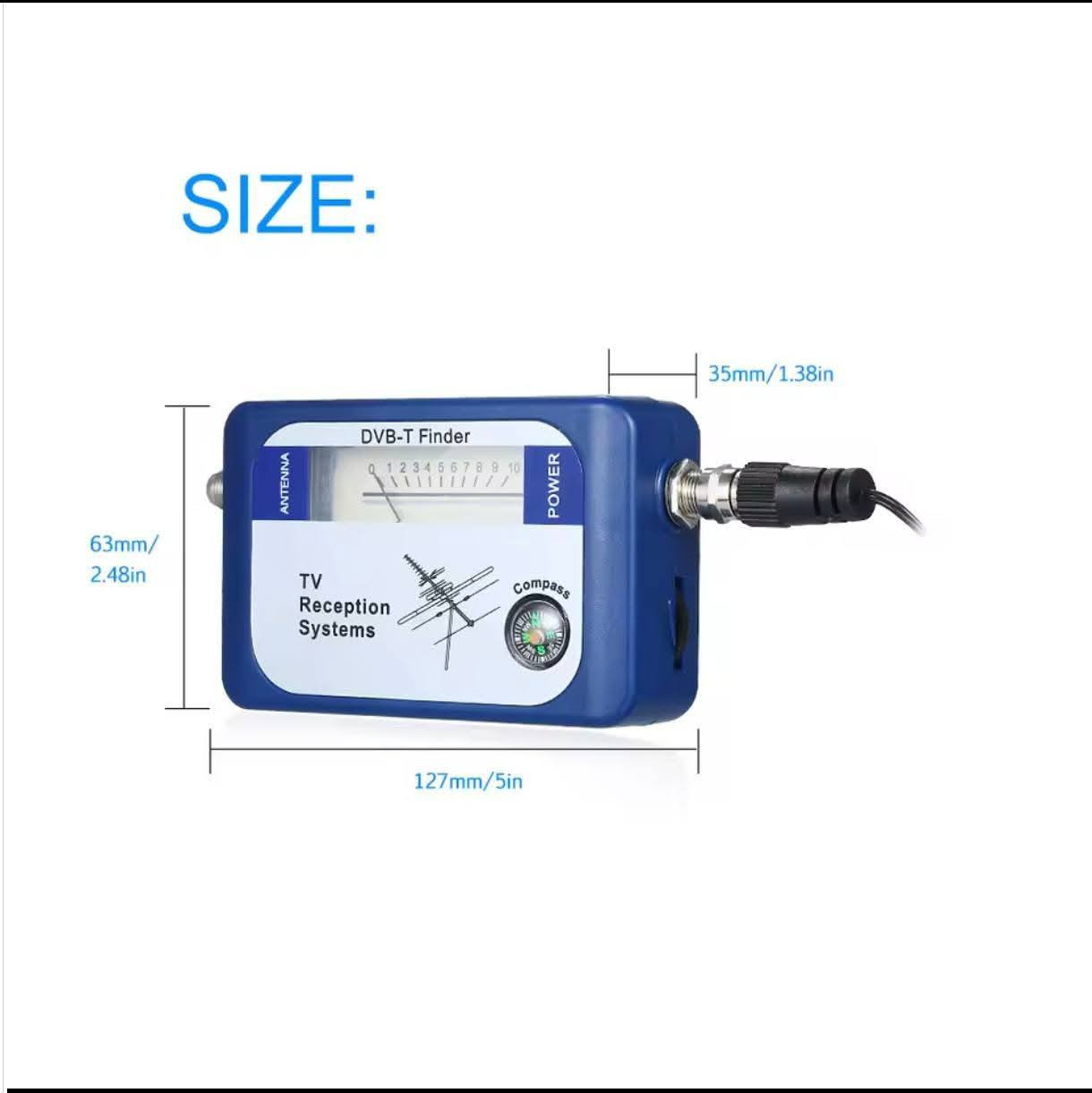 جهاز مقياس قوة إشارة هوائي التلفزيون الرقمي (DVB-T Finder)،  يُستخدم لضبط الهوائيات الأرضية للحصول على أفضل استقبال للشبكات الرقمية
بسعر 10 الاف


**إذا كنت صاحب هذا الإعلان وتريد حذفه لأي سبب، رجاءا أرسل رسالة إلى الدعم الفني**
