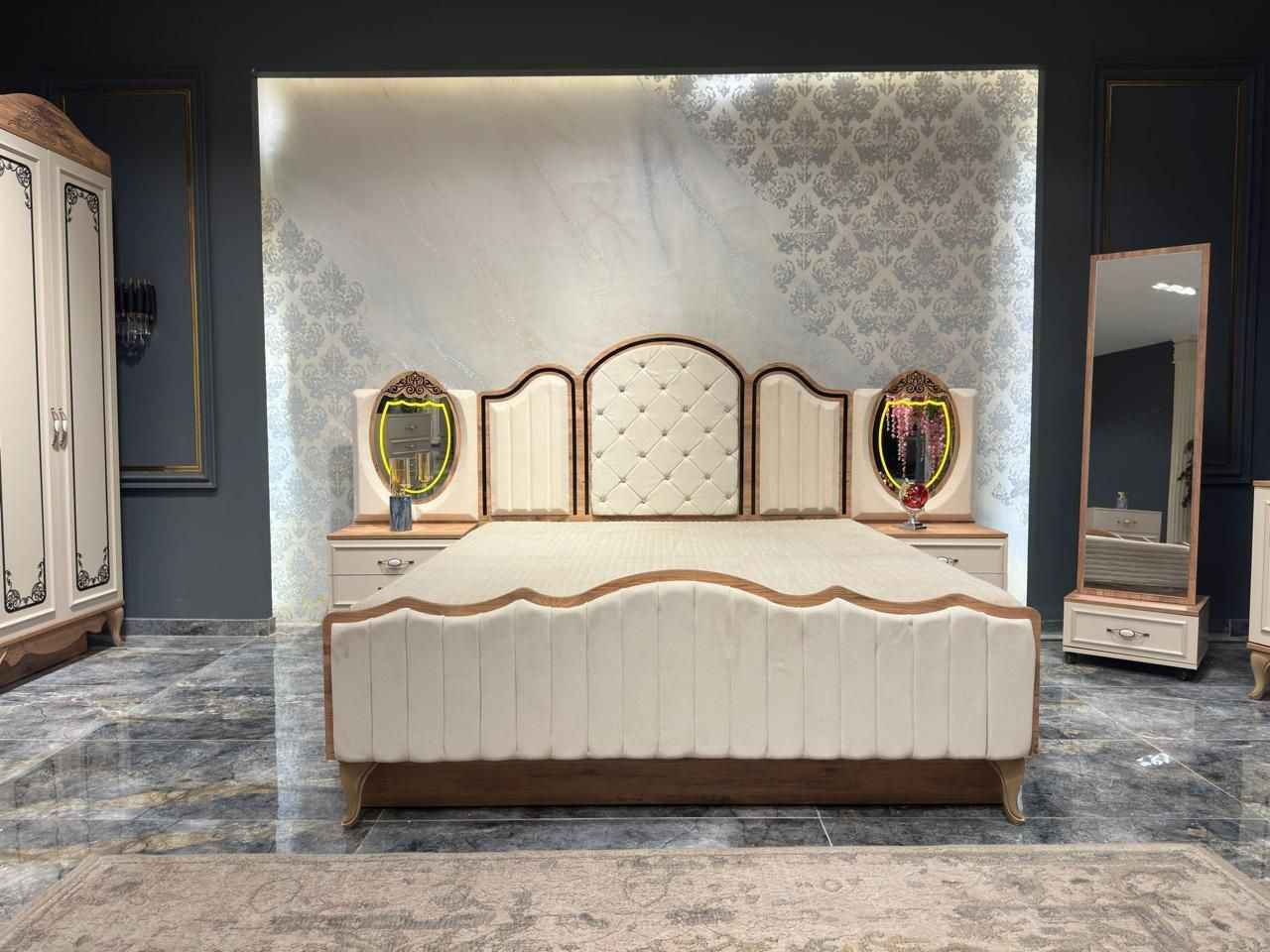 تم بعون الله وصول موديل🔻 * 
 لوسي نفرين كريمي و جوزي * 🔻
*9 قطع   * اصلي 
⚫️كنتور 365  سم ارتفاع 235 سم  وداخل كنتور 55سم  
🔴ميز تواليت نفس الصورة قياس عرض 140 سم وارتفاع 185 سم 
⚫️كومدي عدد 2 قياس 📏 عرض 60 وطول 45 سم انار لد اناره لد بالمرايه دبل جرار 
🔴سرير نفرين180سم*200سم  …سرير مخزن دبل هايدروليك 
⚫️درور مجرات
🔴مرايه قيافه مع جرار 
⚫️طابوريه
🔴شازلون مع سرير 
🟣
السعر بالدينار 🇮🇶🇮🇶مليون و600🇮🇶🇮🇶
 ⚠️ برغي حديد 💪ظهر بلوك 
تركي 100‎%‎🇹🇷 مصنع 🏭 دافنس الاصلي 

🐝 ناصرية, ذي قار


**إذا كنت صاحب هذا الإعلان وتريد حذفه لأي سبب، رجاءا أرسل رسالة إلى الدعم الفني**