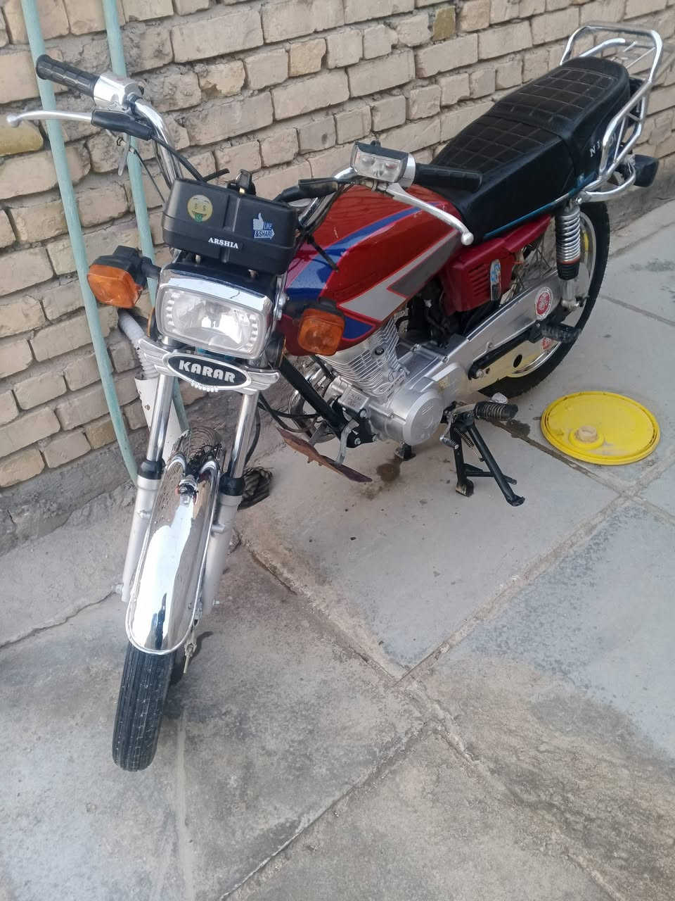 سلام عليكم دراجه يراني للبيع سكنر جديده 2025مكاني قلعه سكر ***********
